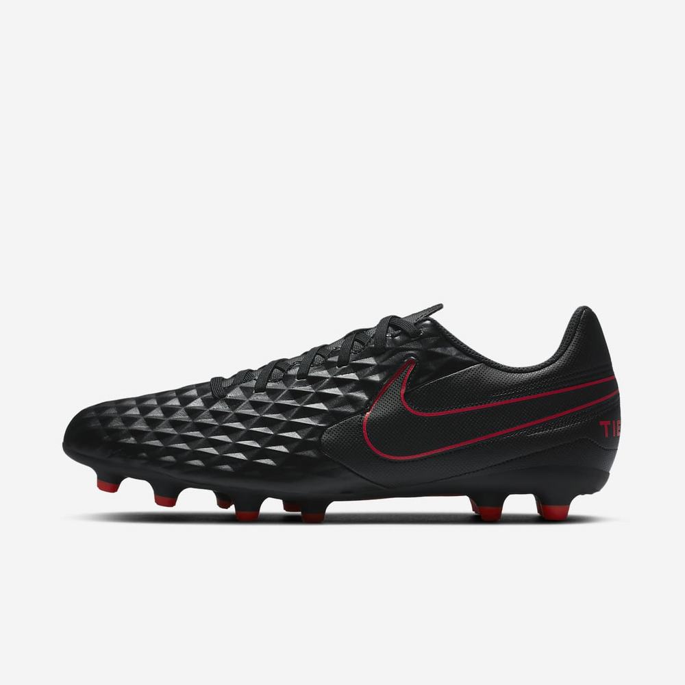 Crampon De Foot Nike Tiempo Legend 8 Club MG Noir 7281-530 Black/Chile Red/Dark Smoke Grey Femme | PCT-45027955